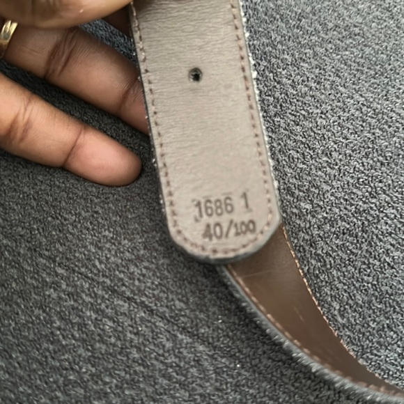 Pierre Cardin vintage reversible black/brown  buckle belt 40” - Picture 3 of 9